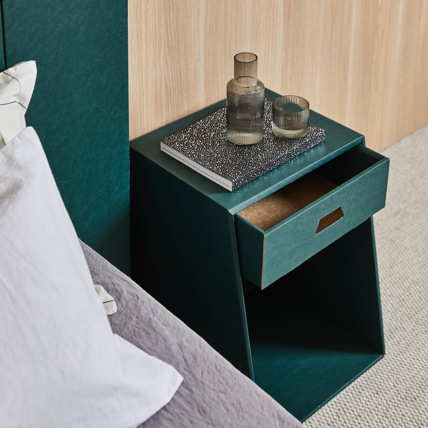 Yona Cardboard Bedside Table